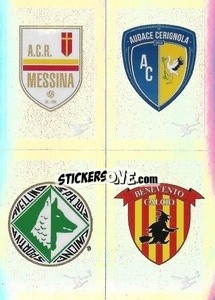 Sticker Scudetto - ACR Messina / Audace Cerignola / Avellino / Benevento
