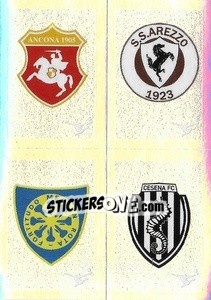 Figurina Scudetto - Ancona / Arezzo / Carrarese / Cesena - Calciatori 2023-2024
 - Panini