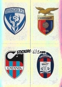 Sticker Scudetto - Brindisi / Casertana / Catania / Crotone