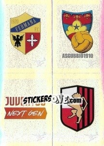 Sticker Scudetto - Fermana / Gubbio / Juventus Next Gen / Lucchese