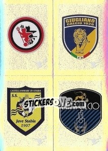 Sticker Scudetto - Foggia / Giugliano / Juve Stabia / Latina