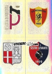 Figurina Scudetto - Pontedera / Recanatese / Rimini / Sestri Levante - Calciatori 2023-2024
 - Panini