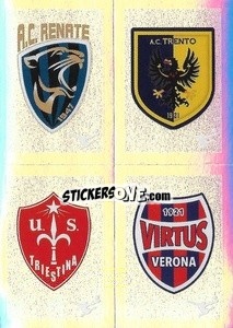 Sticker Scudetto - Renate / Trento / Triestina / Virtus Verona