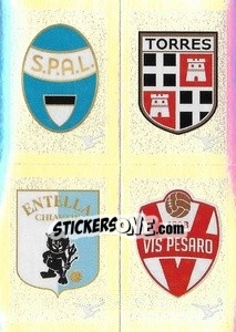 Sticker Scudetto - SPAL / Torres / Virtus Entella / Vis Pesaro