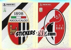 Figurina Scudetto Ascoli / Bari