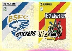 Sticker Scudetto Brescia / Catanzaro - Calciatori 2023-2024
 n. 529 - Panini