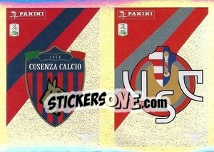 Sticker Scudetto Cosenza / Cremonese