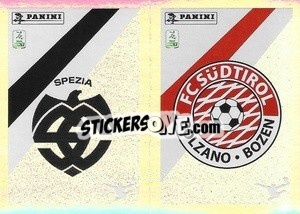 Sticker Scudetto Spezia / Südtirol - Calciatori 2023-2024
 - Panini