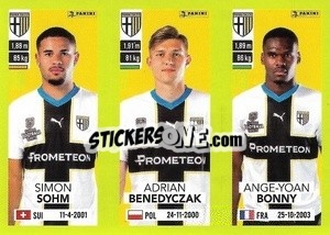 Figurina Simon Sohm / Adrian Benedyczak / Ange-Yoan Bonny - Calciatori 2023-2024
 - Panini