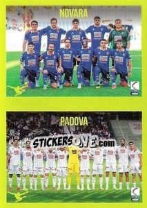 Sticker Squadra - Novara / Padova