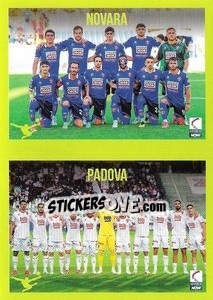 Sticker Squadra - Novara / Padova