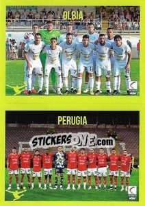 Sticker Squadra - Olbia / Perugia