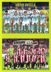 Sticker Squadra - Virtus Entella / Vis Pesaro - Calciatori 2023-2024
 - Panini