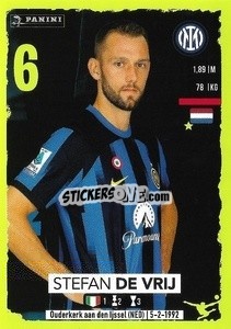 Cromo Stefan De Vrij - Calciatori 2023-2024
 - Panini