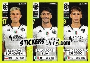 Sticker Szymon Żurkowski / Salvatore Elia / Francesco Pio Esposito - Calciatori 2023-2024
 - Panini