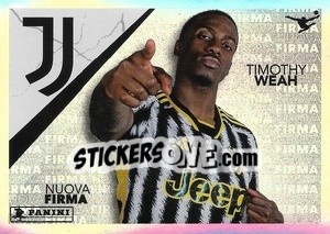 Sticker Timothy Weah (Nuova Firma) - Calciatori 2023-2024
 n. 254 - Panini