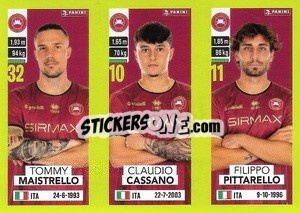 Sticker Tommy Maistrello / Claudio Cassano / Filippo Pittarello - Calciatori 2023-2024
 - Panini