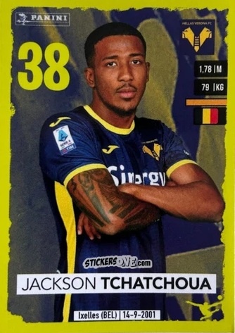 Figurina Jackson Tchatchoua (Upgrade) - Calciatori 2023-2024
 n. U16 - Panini