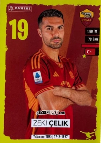 Cromo Zeki Çelik (Upgrade) - Calciatori 2023-2024
 n. U31 - Panini