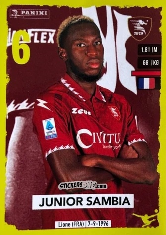 Figurina Junior Sambia (Upgrade) - Calciatori 2023-2024
 n. U33 - Panini