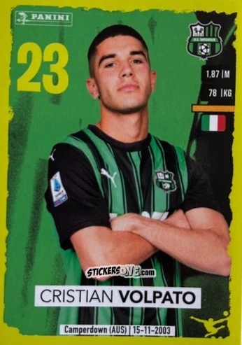 Sticker Cristian Volpato (Upgrade) - Calciatori 2023-2024
 n. U36 - Panini