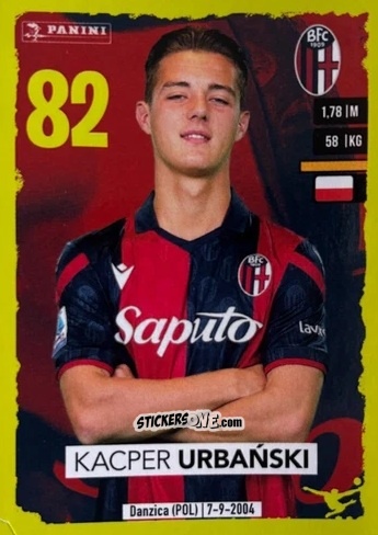 Cromo Kacper Urbański (Upgrade) - Calciatori 2023-2024
 n. U4 - Panini