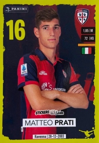 Figurina Matteo Prati (Upgrade) - Calciatori 2023-2024
 n. U5 - Panini