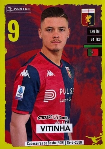 Cromo Vitinha (Genoa) - Calciatori 2023-2024
 n. U55 - Panini