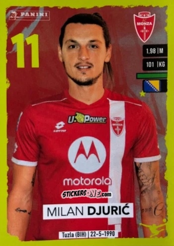 Cromo Milan Đurić (Monza) - Calciatori 2023-2024
 n. U63 - Panini