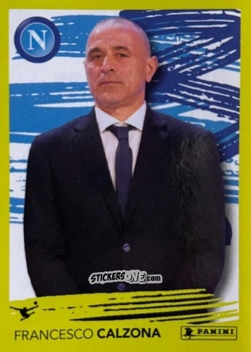 Sticker Francesco Calzona (Napoli) - Calciatori 2023-2024
 n. U68 - Panini