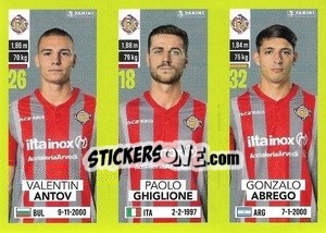 Sticker Valentin Antov / Paolo Ghiglione / Gonzalo Abrego - Calciatori 2023-2024
 - Panini