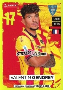 Cromo Valentin Gendrey - Calciatori 2023-2024
 - Panini