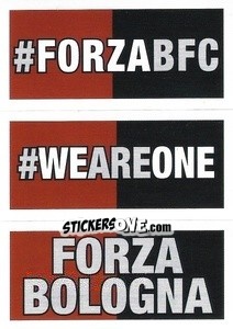 Sticker #ForzaBFC / #WeAreOne / Forza Bologna - Calciatori 2023-2024
 - Panini