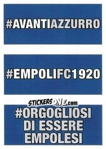 Cromo #AnantiAzzurro / #EmpoliFC1920 / #Orgogliosi di essere empolesi - Calciatori 2023-2024
 - Panini