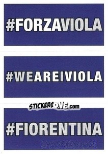 Sticker #Forzaviola / #Weareiviola / #Fiorentina