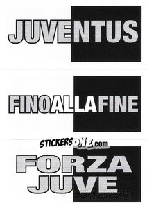 Sticker Juventus / Finoallafine / Forza Juve