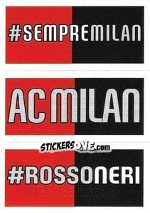 Sticker #SempreMilan / AC Milan / #Rossoneri