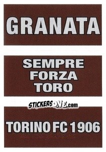 Sticker Granata / Sempre forza Toro / Torino FC 1906