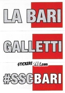 Cromo La Bari / Galletti / #SSCBari - Calciatori 2023-2024
 - Panini