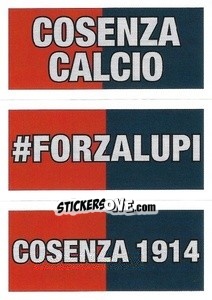 Sticker Cosenza Calcio / #Forzalupi / Cosenza 1914