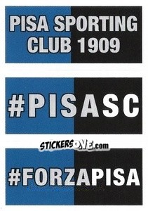 Figurina Pisa sporting club 1909 / #PisaSC / #ForzaPisa - Calciatori 2023-2024
 - Panini