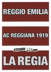 Sticker Reggio Emilia / AC reggiana 1919 / La Regia - Calciatori 2023-2024
 - Panini