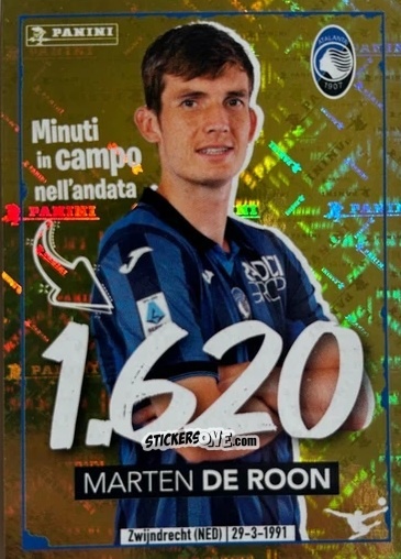 Figurina Marten De Roon - Calciatori 2023-2024
 n. 19g - Panini