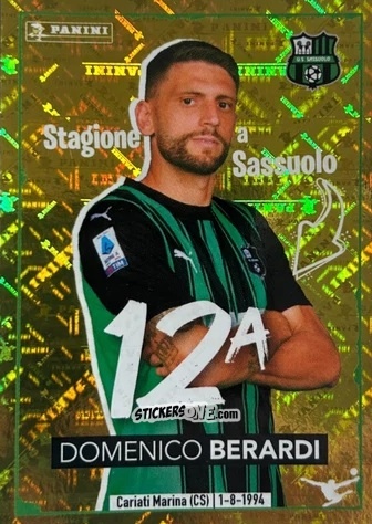 Cromo Domenico Berardi - Calciatori 2023-2024
 n. 447g - Panini