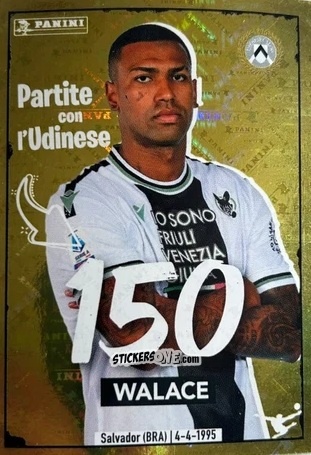 Figurina Walace - Calciatori 2023-2024
 n. 498g - Panini