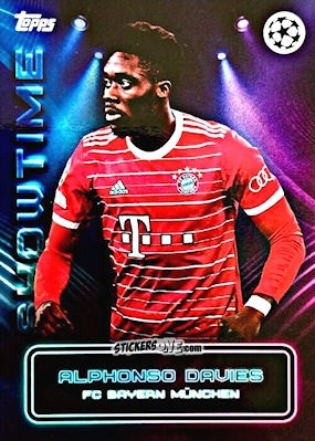 Sticker Alphonso Davies - Showtime UEFA Club Competitions 2022-2023
 n. 40 - Topps