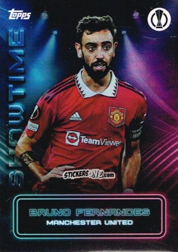 Sticker Bruno Fernandes - Showtime UEFA Club Competitions 2022-2023
 n. 31 - Topps
