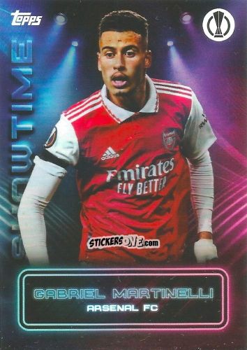 Sticker Gabriel Martinelli - Showtime UEFA Club Competitions 2022-2023
 n. 4 - Topps