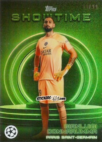 Sticker Gianluigi Donnarumma - Showtime UEFA Club Competitions 2022-2023
 n. 61gr - Topps
