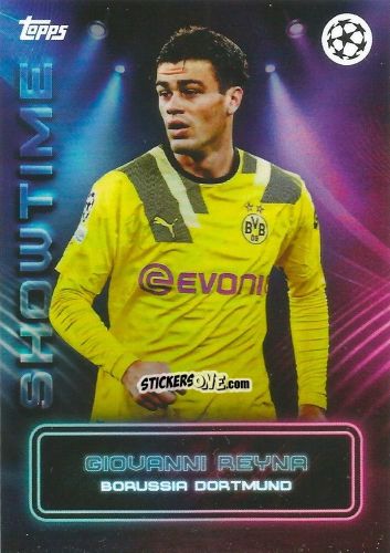 Sticker Giovanni Reyna - Showtime UEFA Club Competitions 2022-2023
 n. 18 - Topps